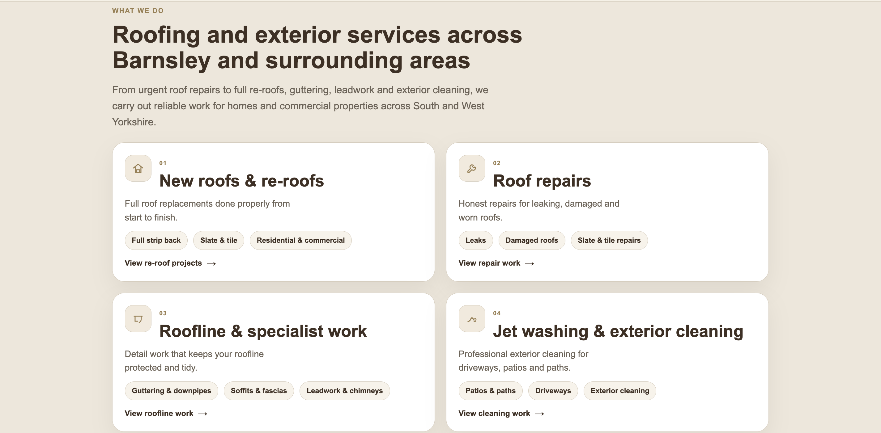Maizey & Co services section