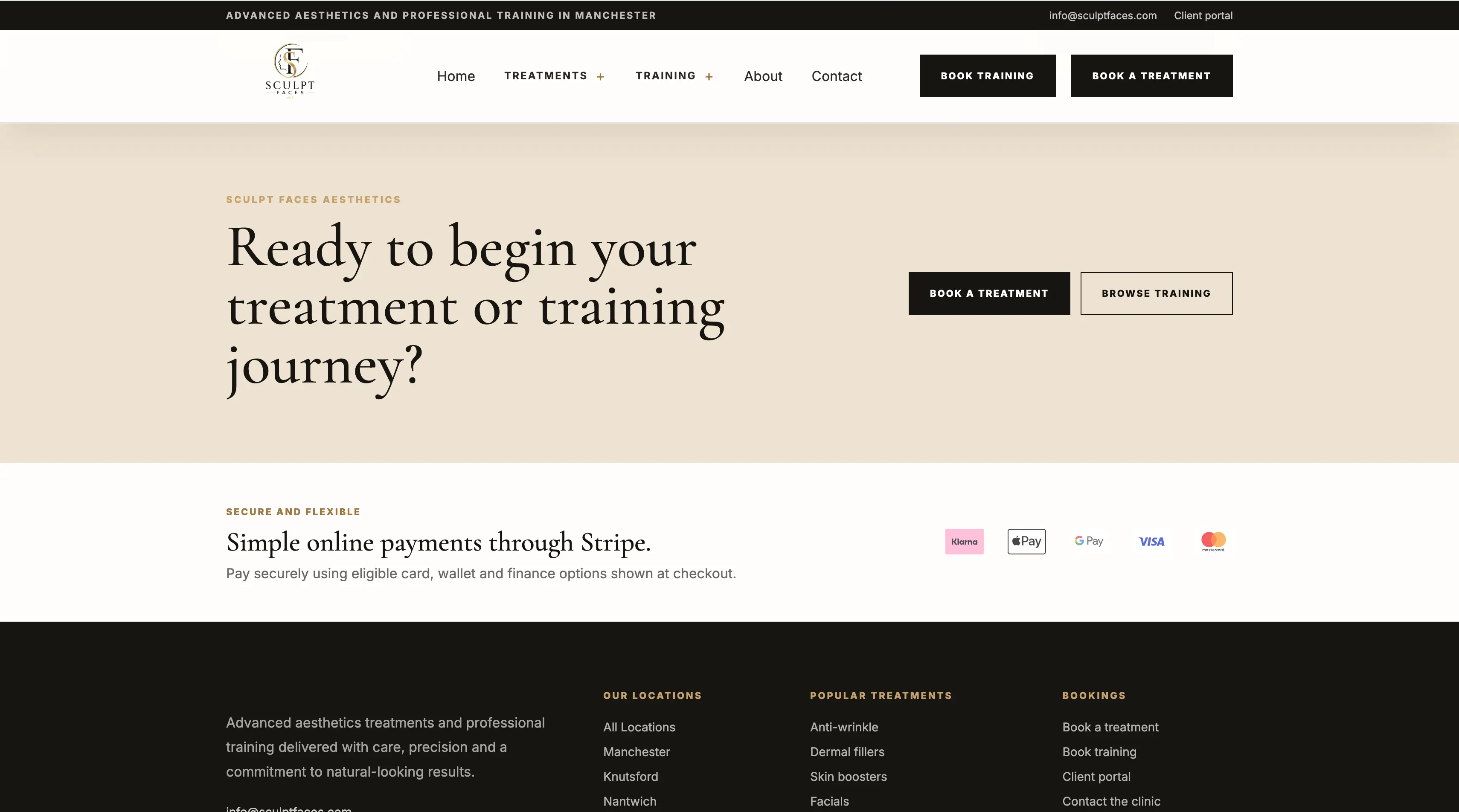 Sculpt Faces Aesthetics about page